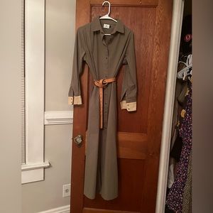 Tuckernuck Army Green Shirtdress
